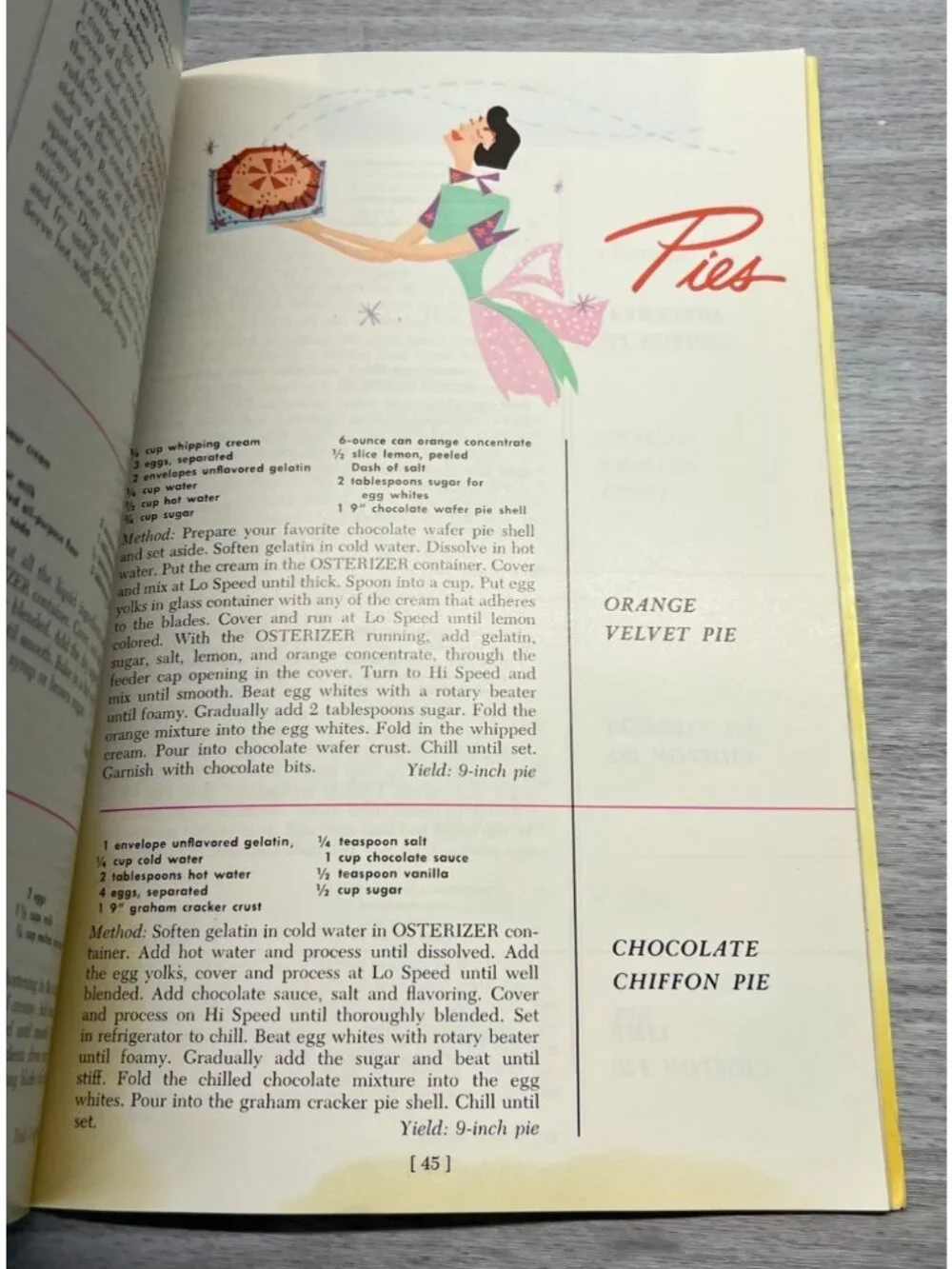 Recipes for the Two-Speed Osterizer Vintage Cooking Cookbook Booklet 1960s